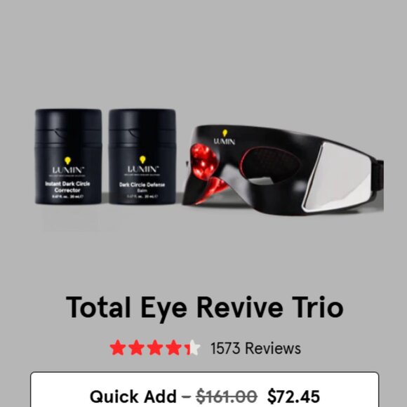 Lumin “Total Eye Revive” Trio | Men’s Skincare | Retail $175 - Picture 3 of 7
